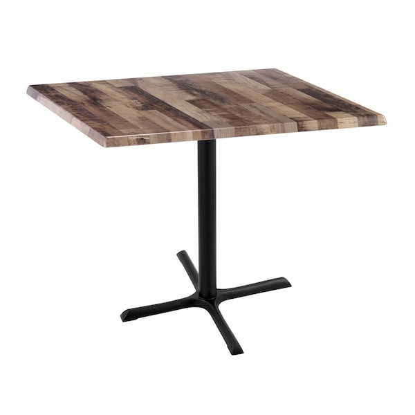 36" Tall In/Outdoor All-Season Table, 36" x 36" Square Rustic Top